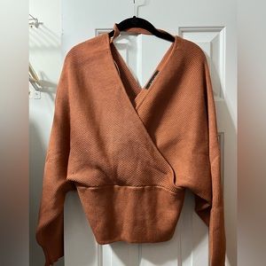 Fabrik wrap sweater XL